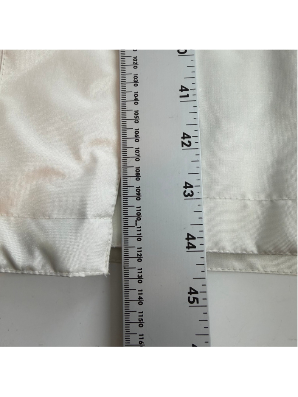 Worthington Essentials Women’s L Off-White Lightweight Trench Coat Quiet Luxury - Picture 10 of 15